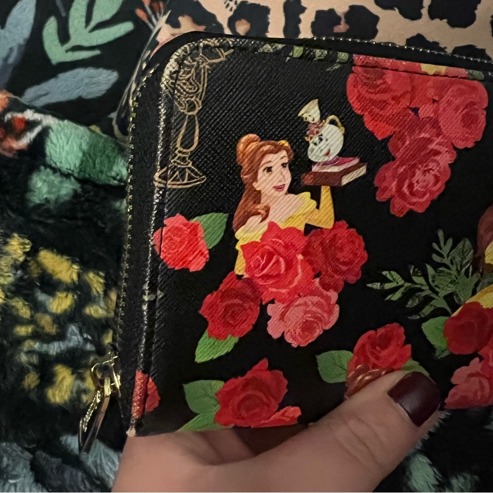 Loungefly Beauty and the Beast Disney Wallet - Picture 3 of 12